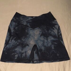 Black and Gray Tie-Dye alphalete shorts